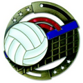 Volleyball Medal - 2-3/4"